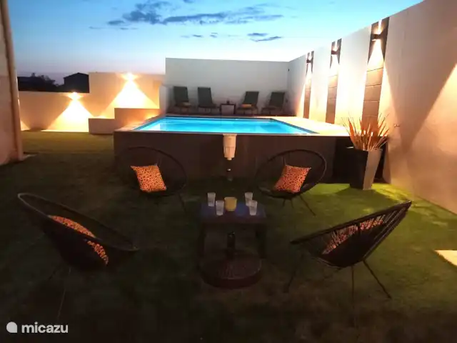 La Petite Médina | France, Lot-et-Garonne, Saint-Martin-Petit - maison de vacances Le soir, tout est illuminé