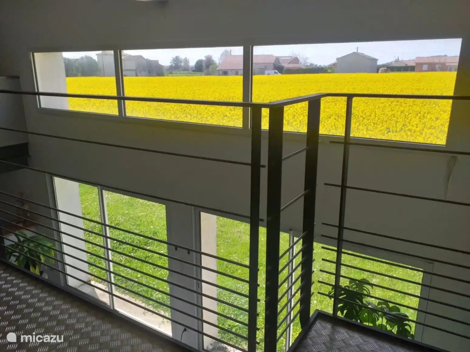 View of the fields around the villa