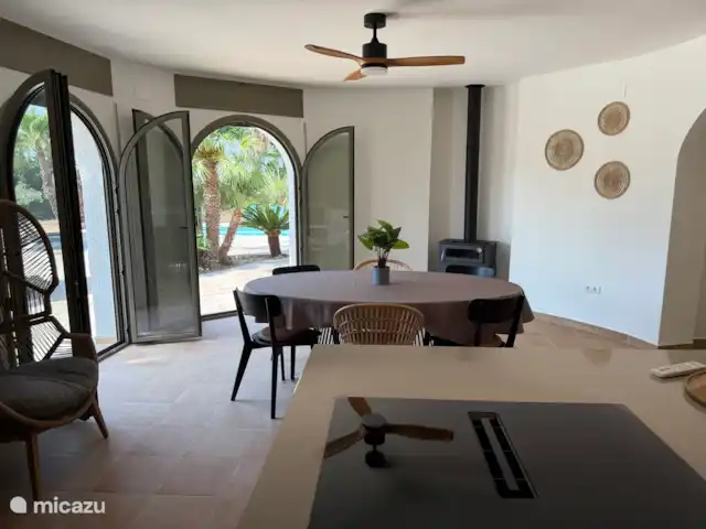 NOUVEAU : Villamor avec piscine privée | Espagne, Costa Dorada, L'Ampolla - villa Salon avec vue sur la piscine