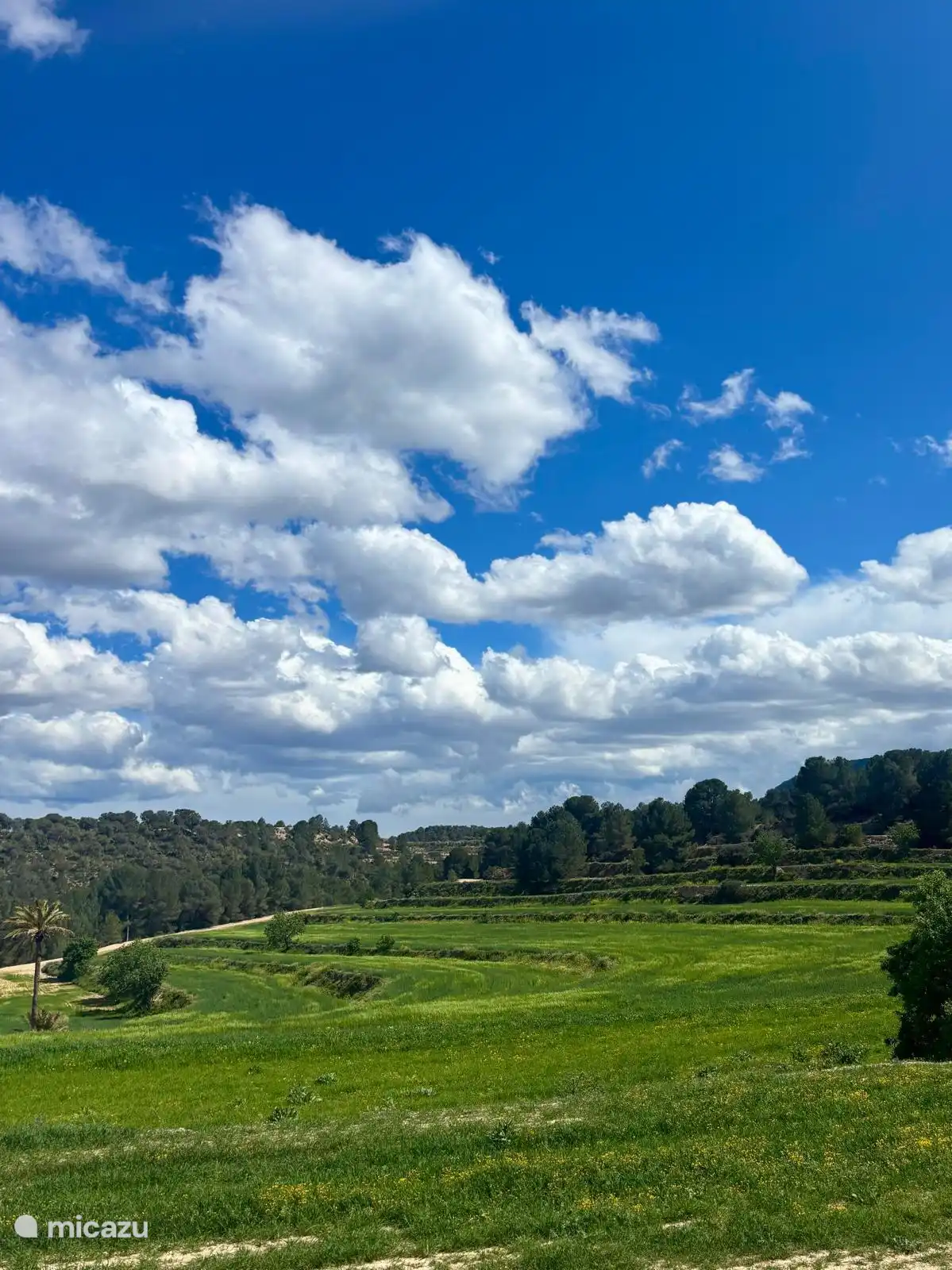 Landscape cycling and walking route