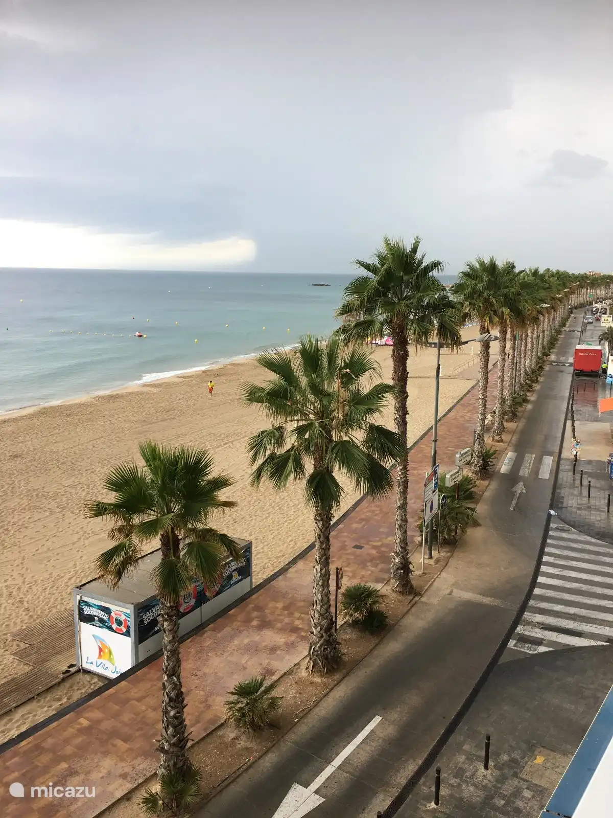 Blick auf den Boulevard