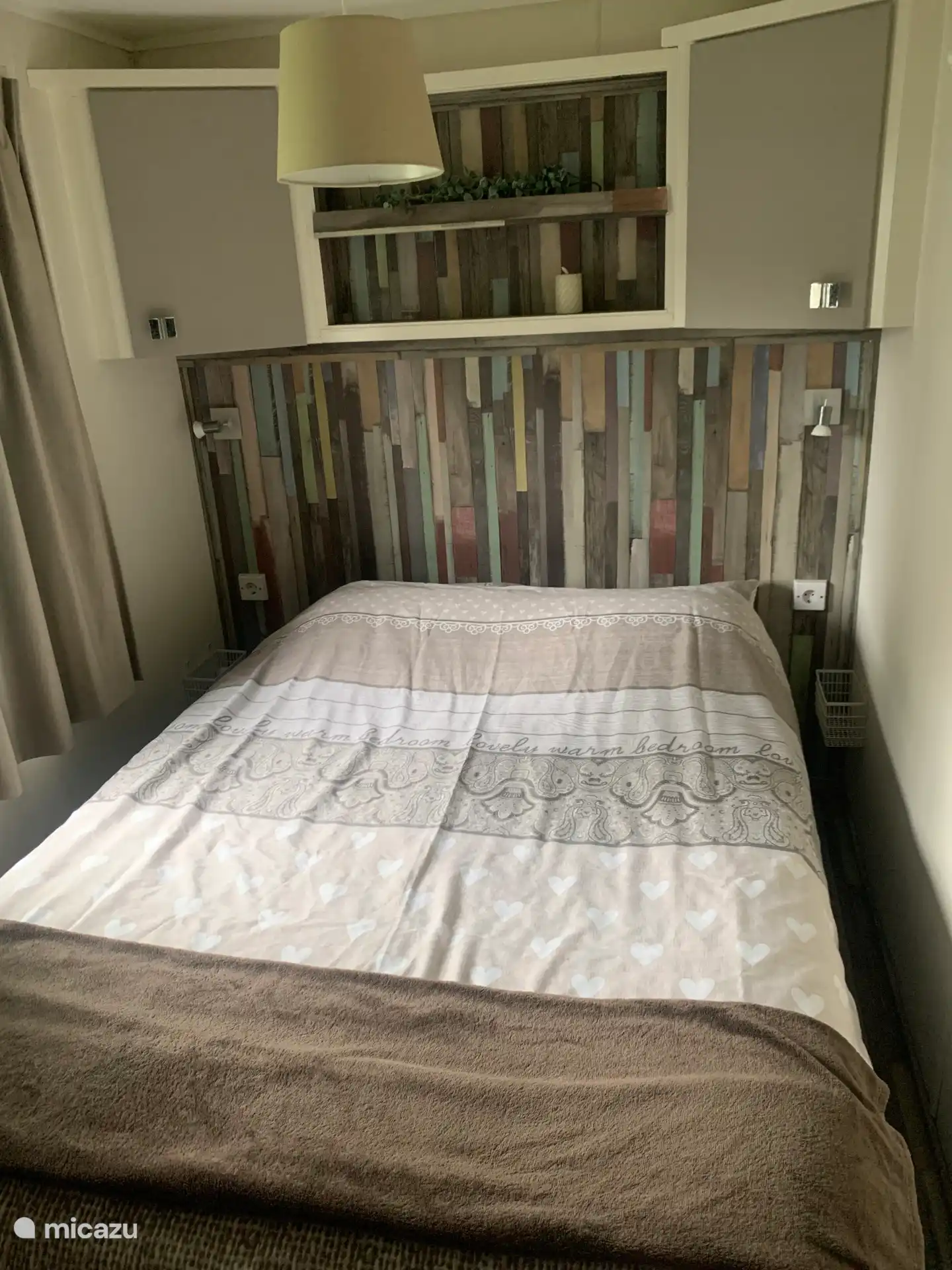 Bedrooms with ample storage/closet.
There is a TV in 1 bedroom.