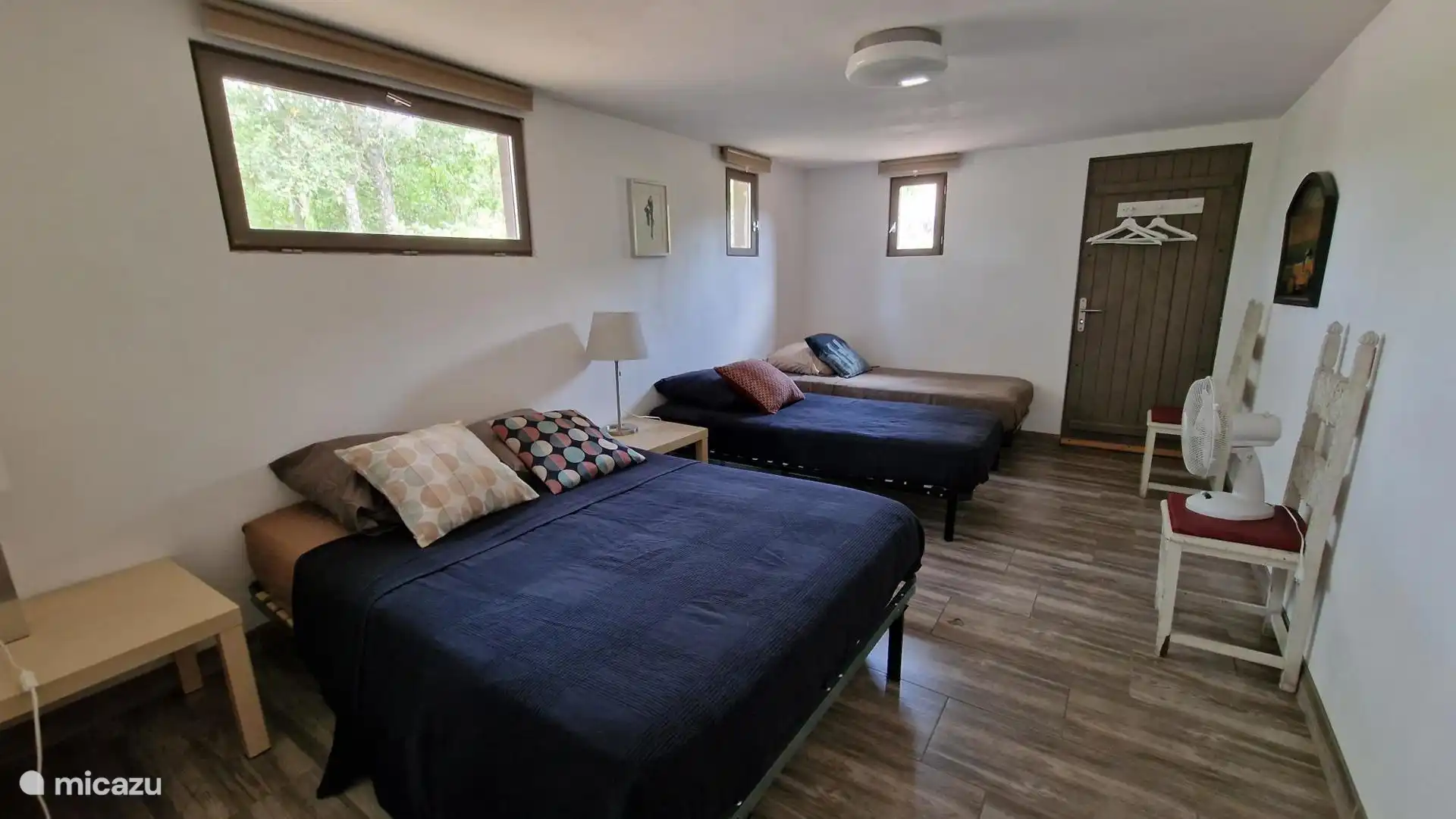 Schlafzimmer im Poolhaus