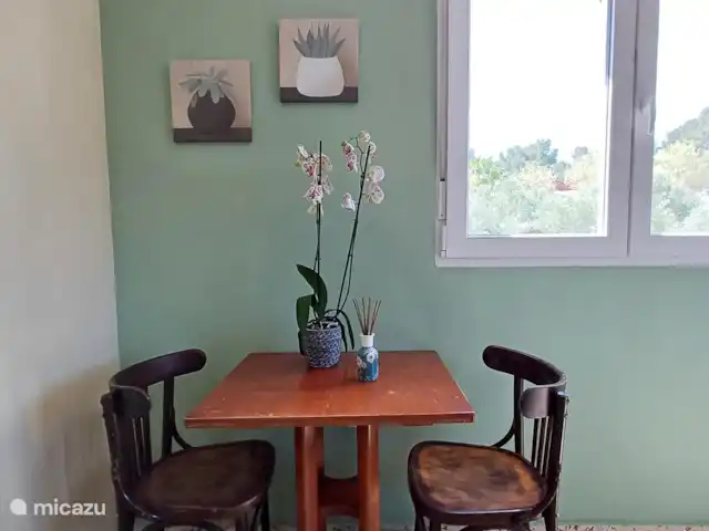 Location de Vacances Espagne, Costa de Valencia, Ontinyent, chambres d'hôtes - Casa Vitalidad Coin salon chambre Verde