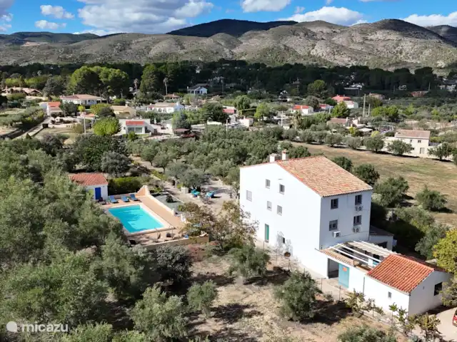 Location de Vacances Espagne, Costa de Valencia, Ontinyent, chambres d'hôtes - Casa Vitalidad Vue d’ensemble Maison