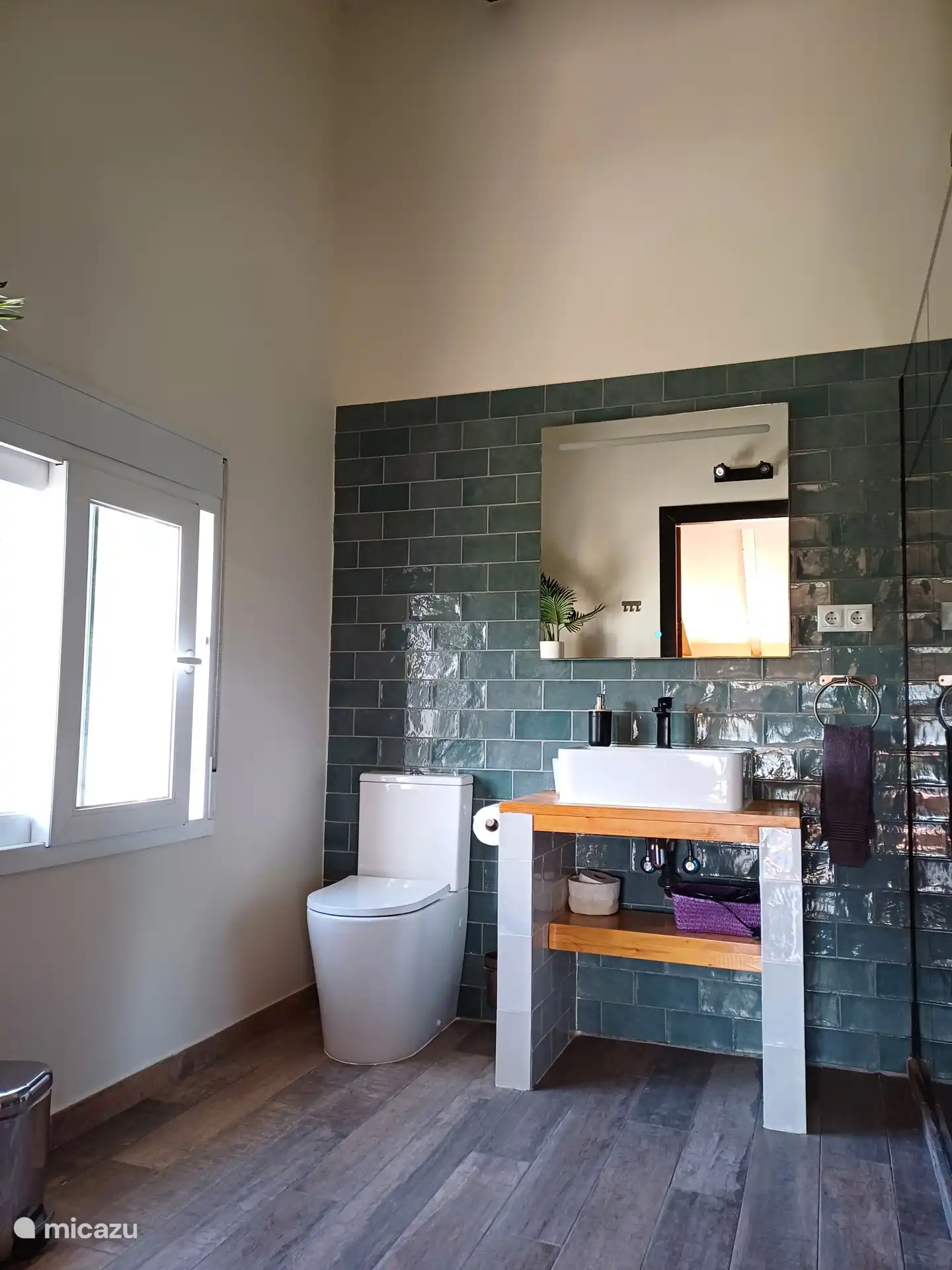 Salle de bain violeta