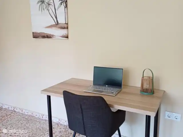 Location de Vacances Espagne, Costa de Valencia, Ontinyent, chambres d'hôtes - Casa Vitalidad Salle de travail Verde