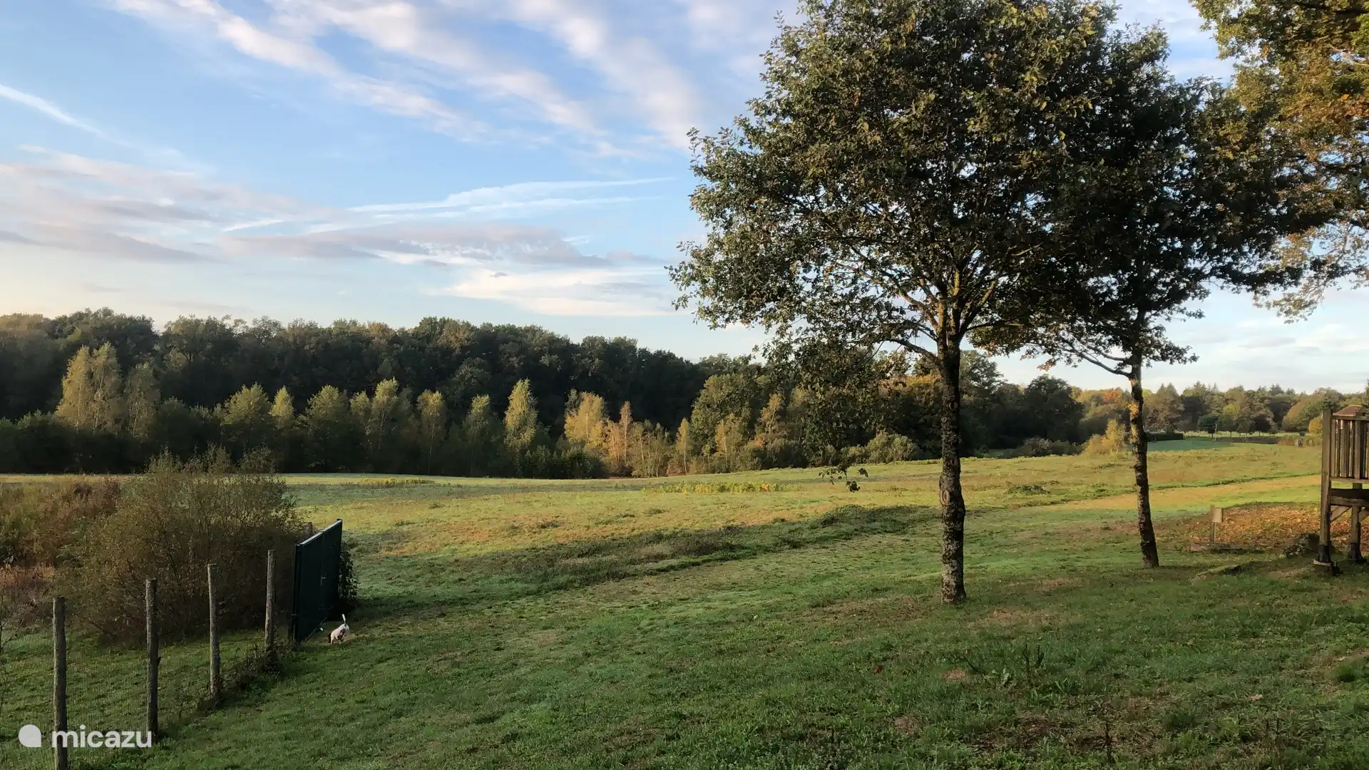 La vista desde nuestra terraza.