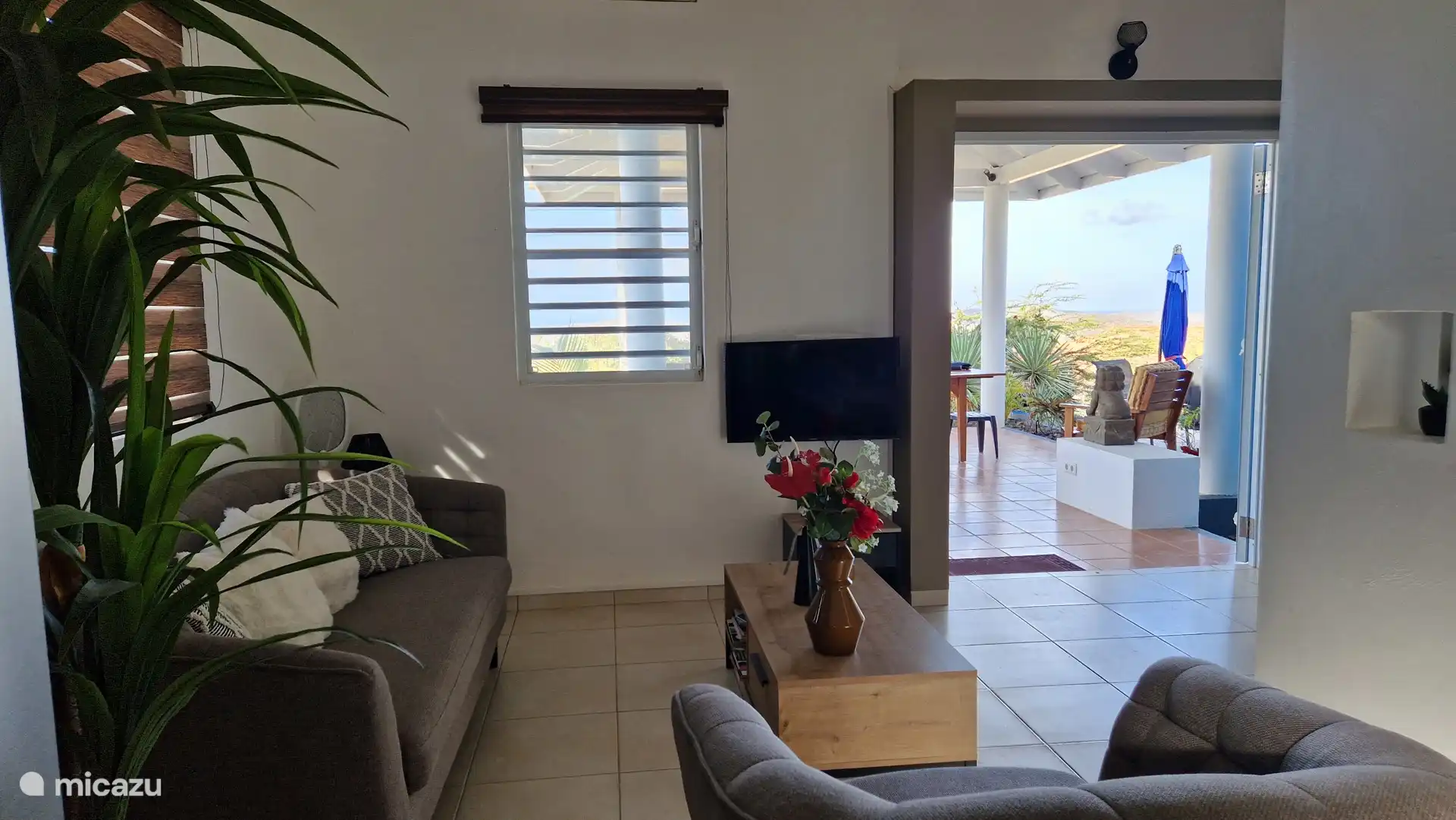 Woonkamer met smart TV