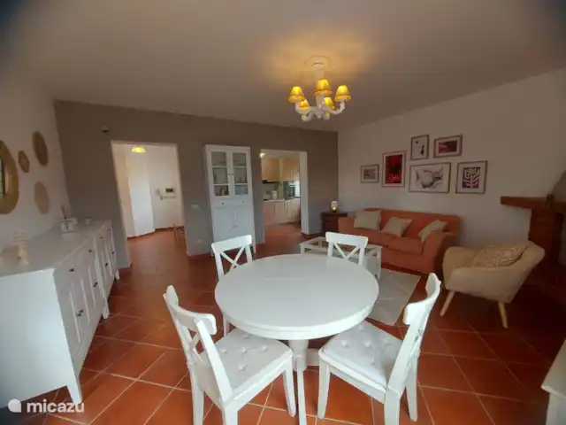 Casa Glicine | Italie, Le Latium, Castelnuovo di Farfa - maison de vacances Salon à l’étage