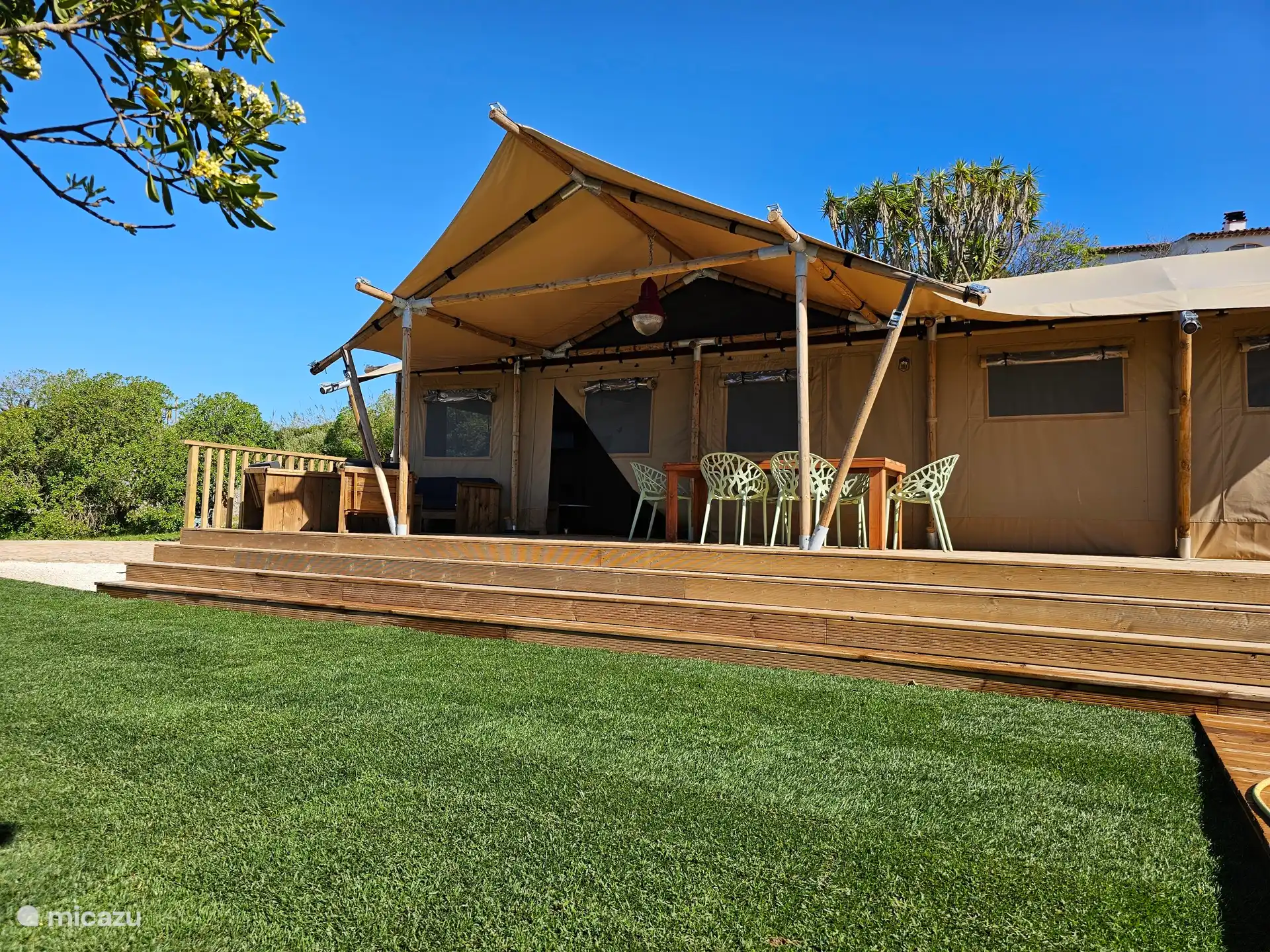 Golf, Portugal, Prata Coast, São Martinho do Porto, glamping / safari tent / yurt Casaboavista glamping