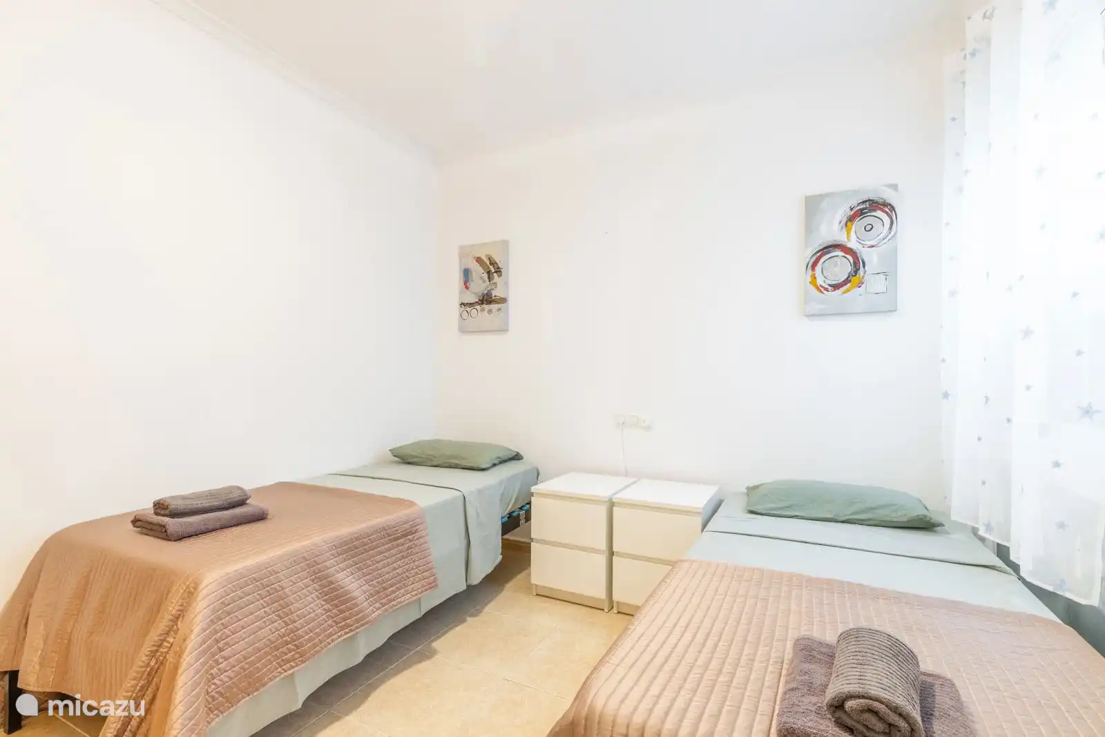 Habitación de 2 camas individuales 90cm