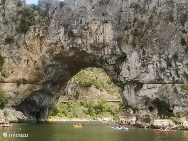 Descanso vacacional en Francia, Gard, Salazac  - casa vacacional Vallon Pont d'Arc en el Ardèche