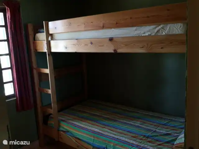 Descanso vacacional en Francia, Gard, Salazac  - casa vacacional Dormitorio 4 con litera completa de 0,90m por 2m