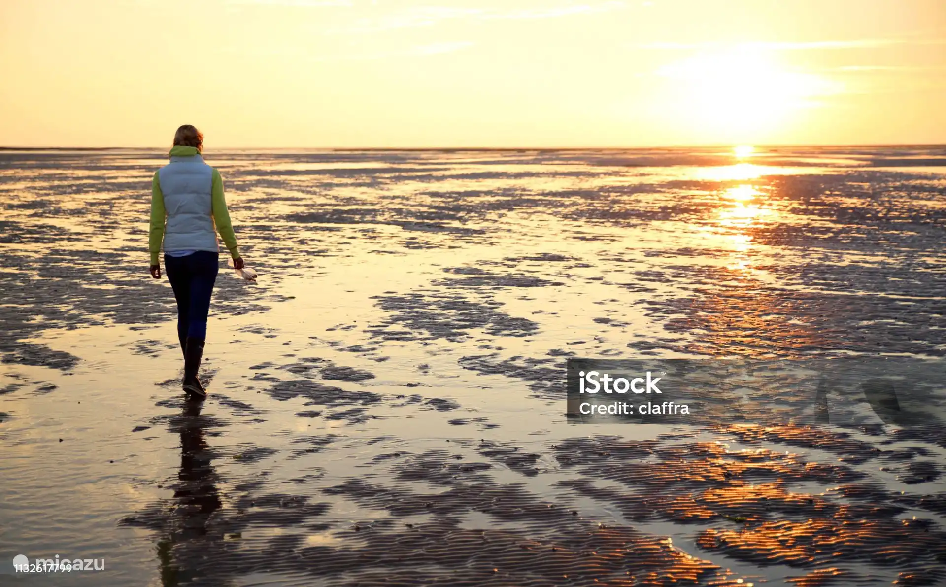Wattenmeer, 2 km von Tzumarrum entfernt, schöner Spaziergang.
