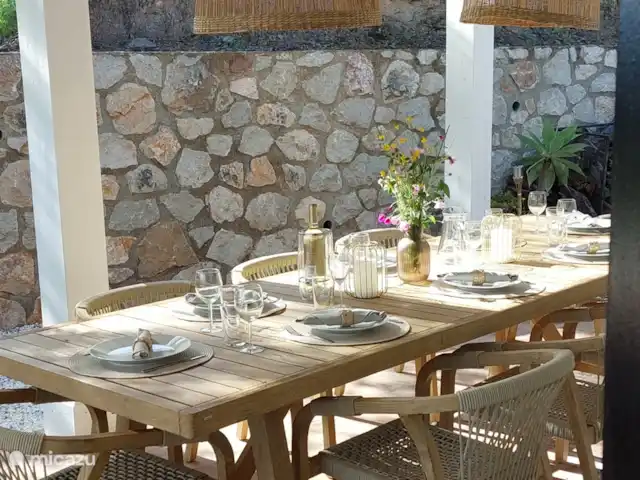 Finca La Sensa   | Espagne, Costa del Sol, Comares - maison de vacances Prenez un bon petit-déjeuner ou dîner à l’extérieur.