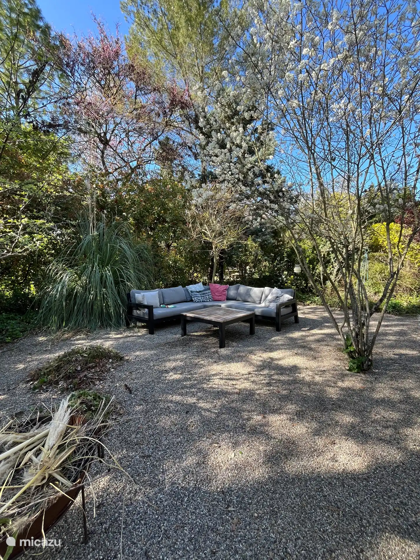 Second private terrace at the Pool House.