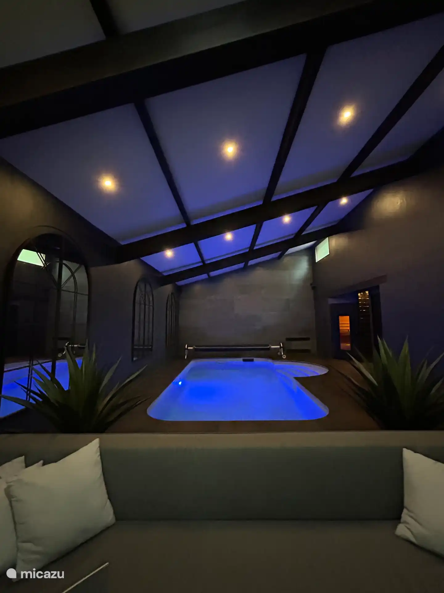 Very spacious Spa with swimming pool and sauna