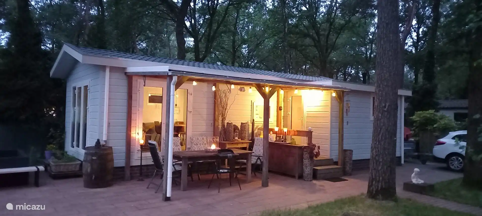 Ook in de avond gezellig buiten zitten