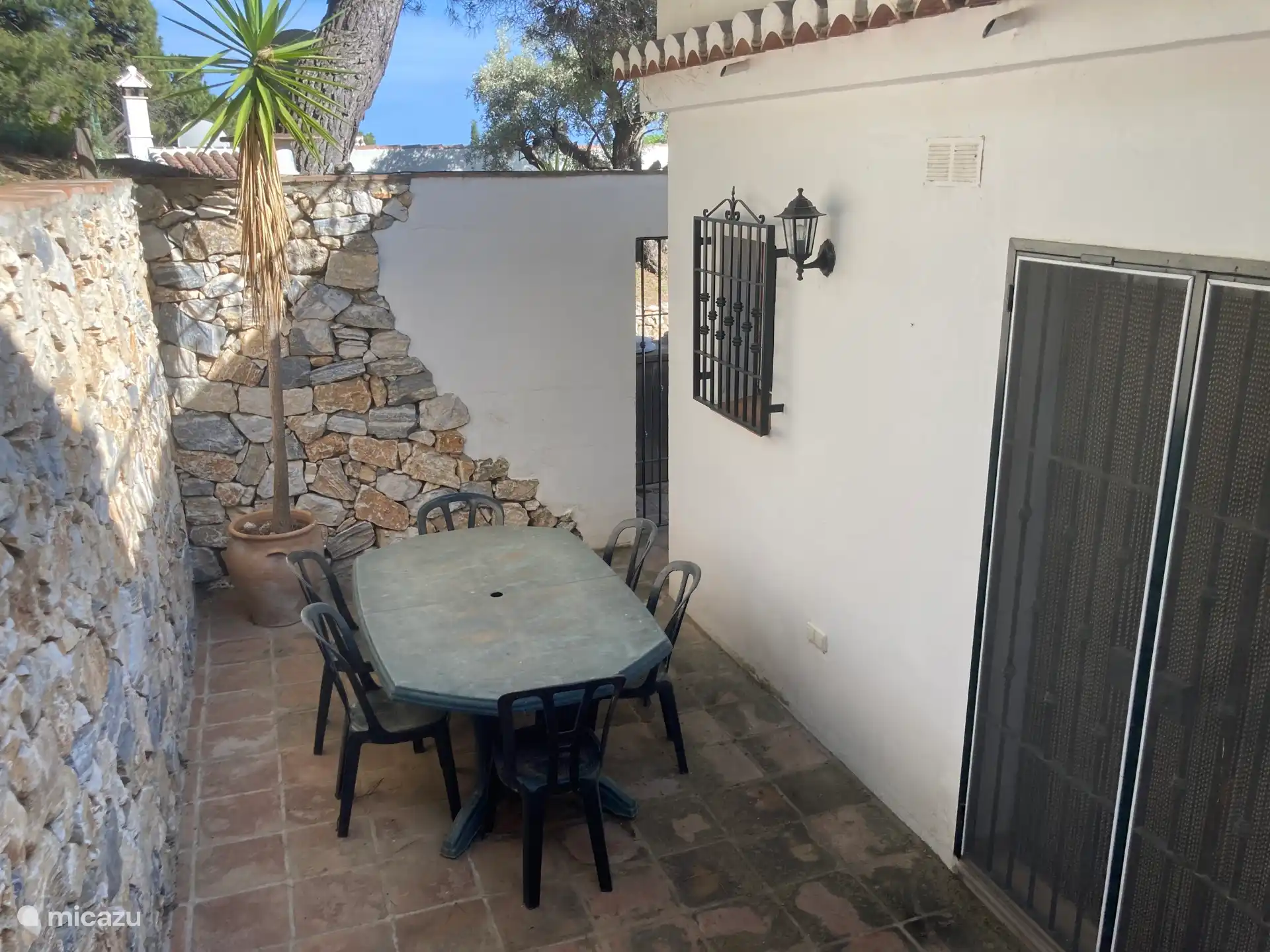 Terraza trasera casa