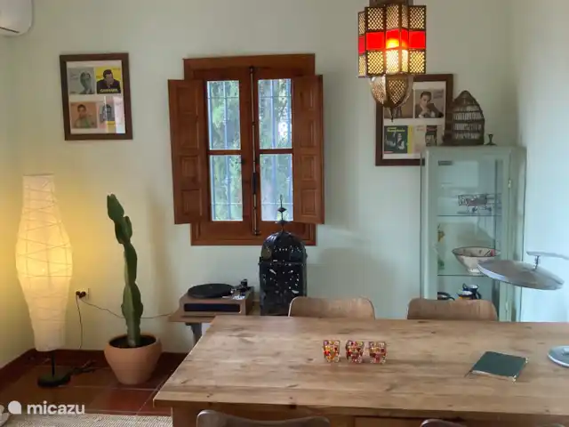 Casa La Serena huren in Spanje, Andalusië, Cómpeta - vakantiehuis De eetkamer met plaats voor 6 personen