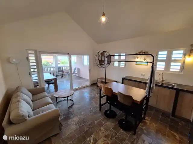 Breezy Bay - Villa sur l’Eau Bonaire | Bonaire, Bonaire, Kralendijk - appartement Salon