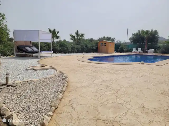 Finca Rustica  en España, Valencia, Jijona - finca piscina