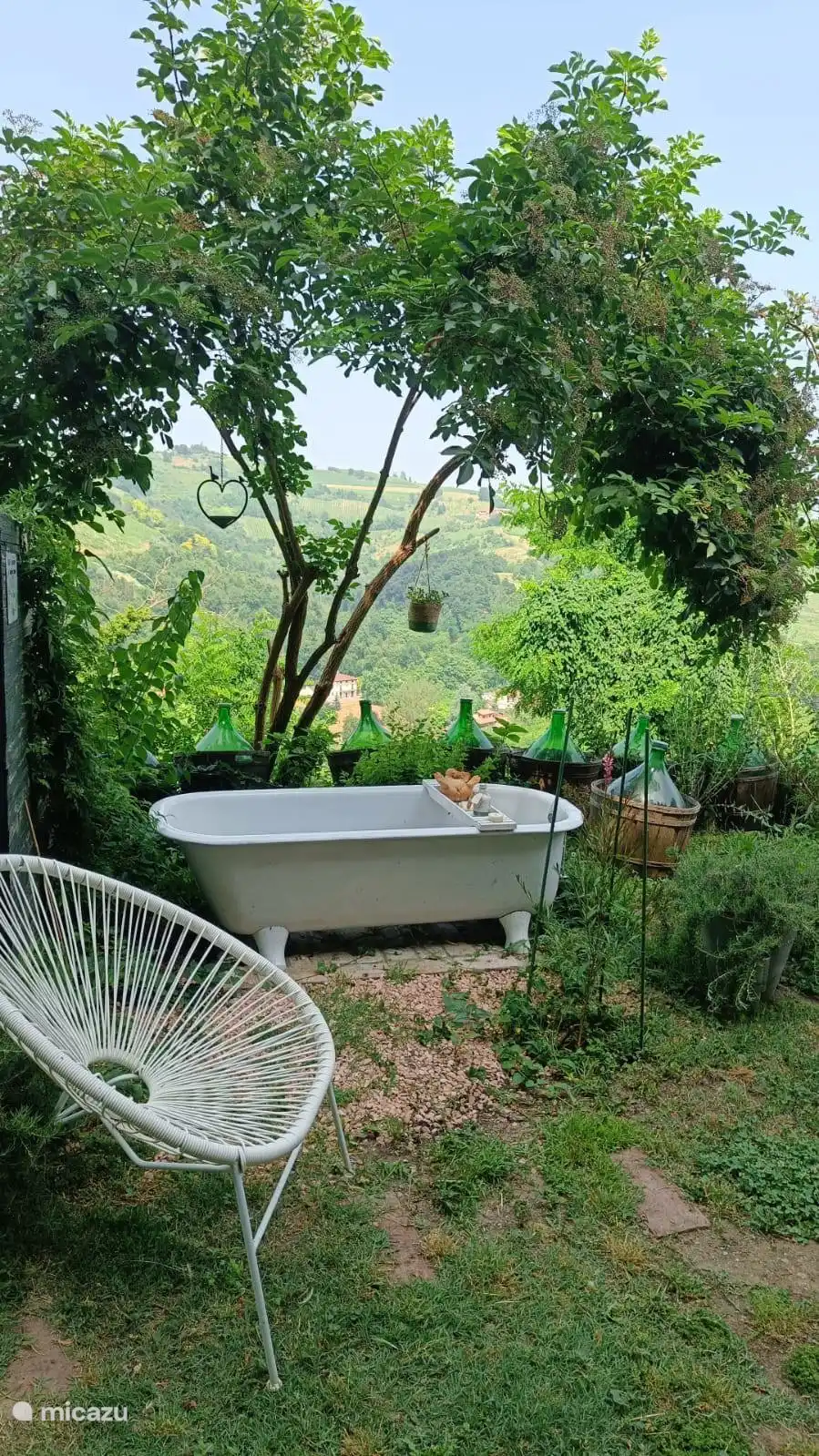 BENUETZBARE OUTDOOR BADEWANNE ZUM ERFRUESCHEN 
