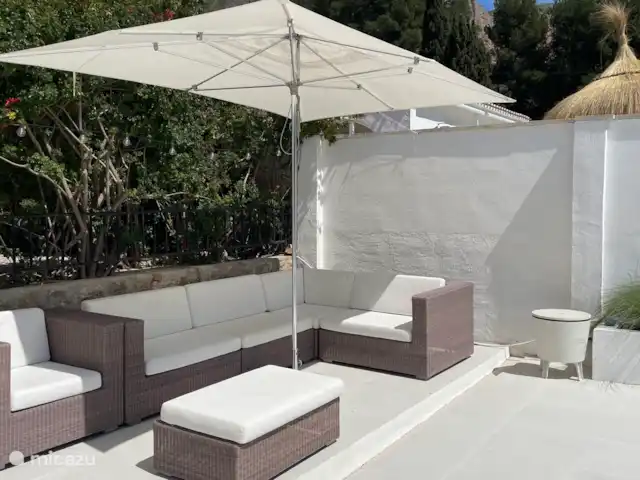 Casa Augusta en el Montgó Jávea en España, Costa Blanca, Dénia - villa Sala de estar junto a la piscina