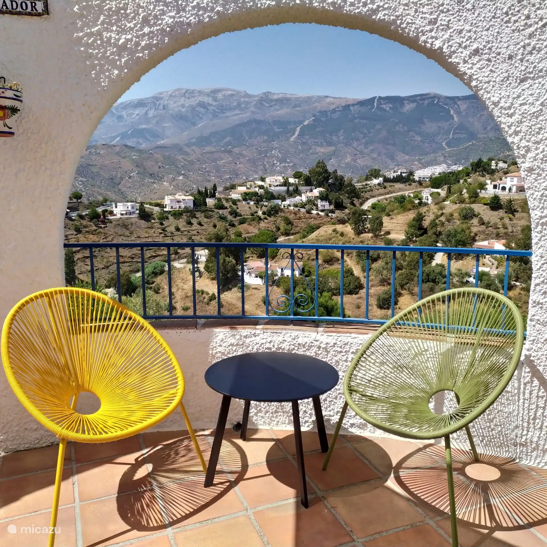 Terrasse confortable avec vue imprenable