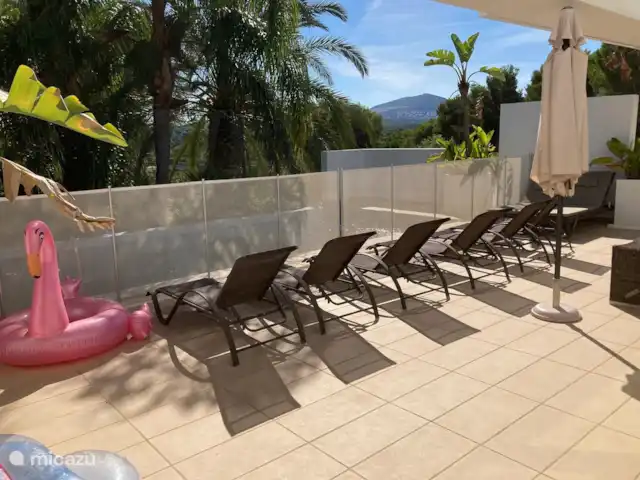 Casa Elche en España, Costa Blanca, Jávea - villa Si lo desea, podemos proporcionar a la piscina una pantalla de seguridad