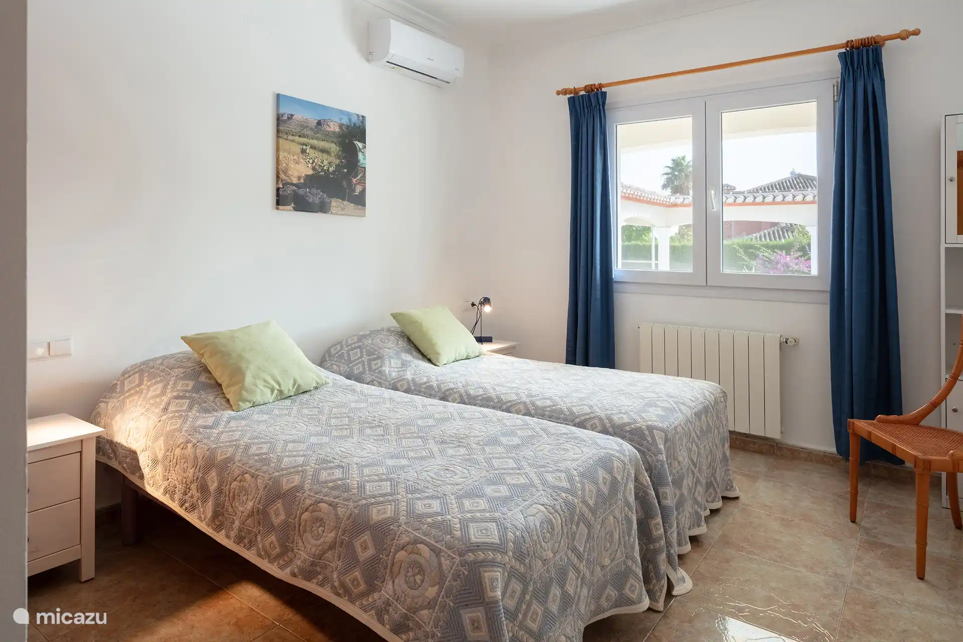 Zweites Schlafzimmer - zwei Einzelbetten