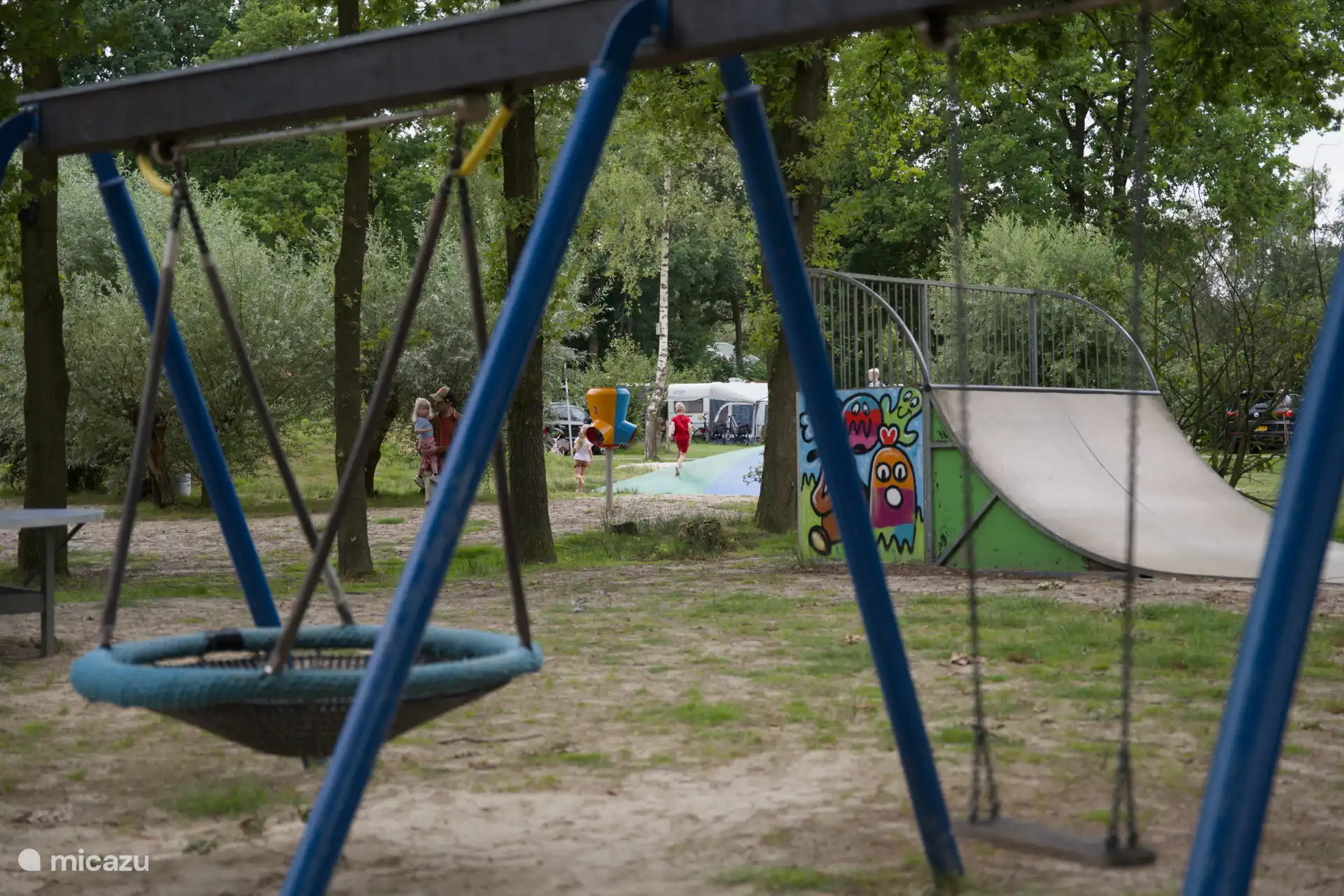 Une grande aire de jeux