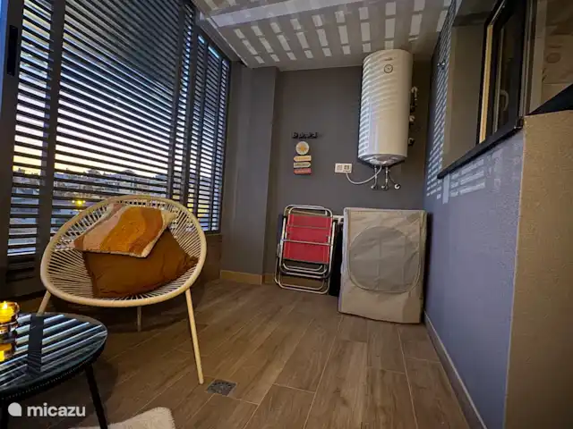 Première ligne vue mer Posidonia | Espagne, Costa Blanca, Torrevieja - appartement machine à laver sur la terrasse arrière