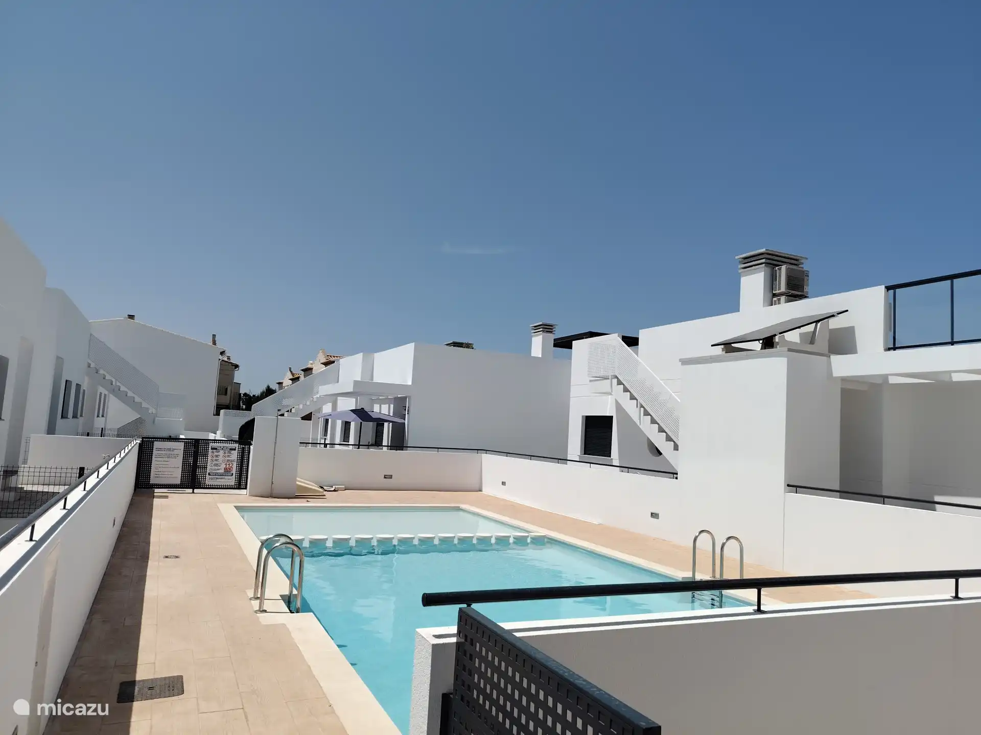 Communal swimming pool, open all year round.