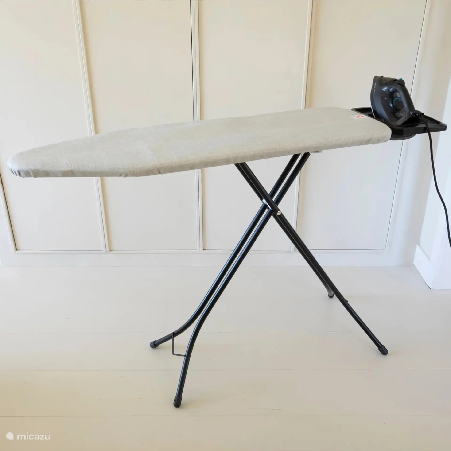 Iron and ironing board