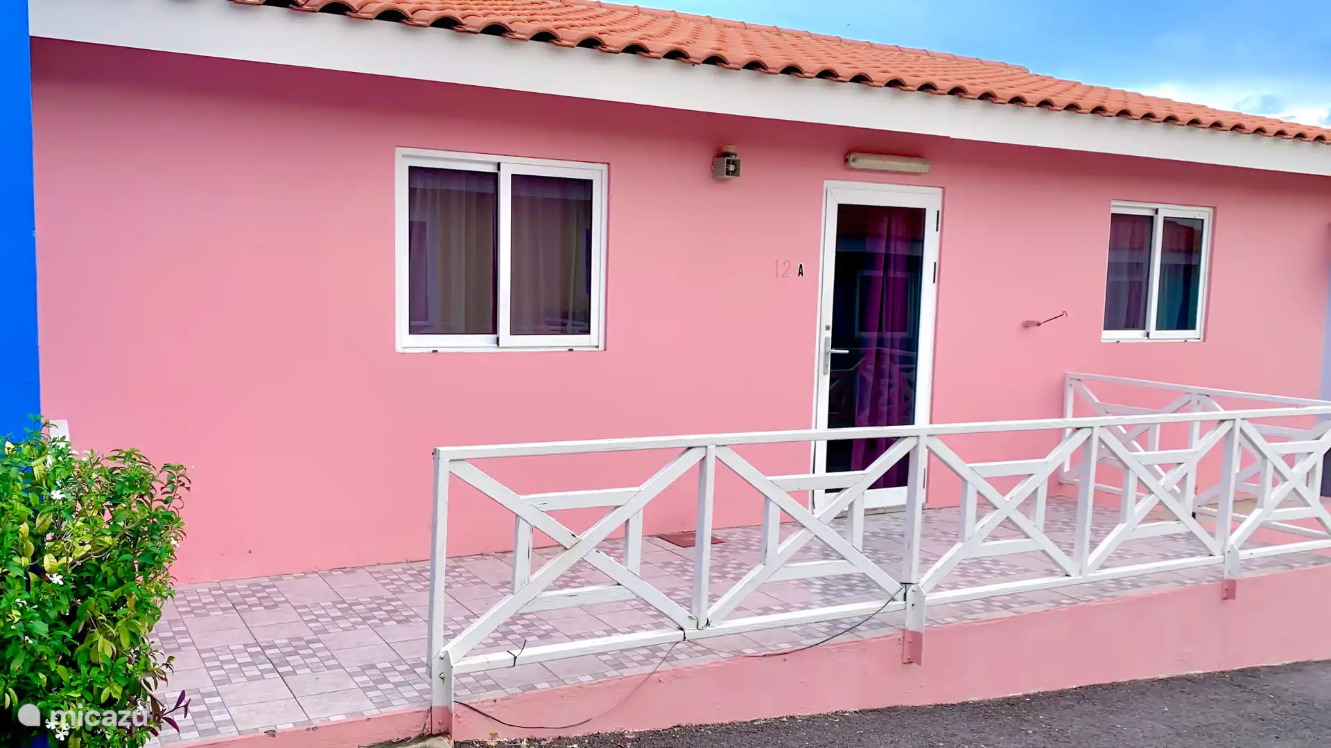 Front of the apartment