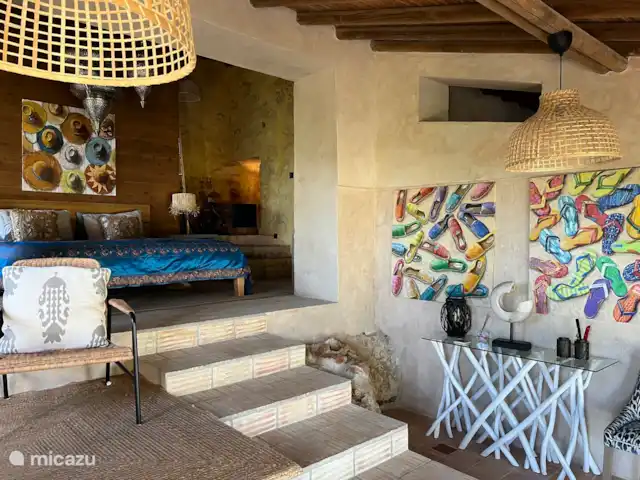 Casa de Paulo | Portugal, Algarve, Olhão - finca Salon de jour, avec des espaces pour s’asseoir, se détendre ou socialiser.