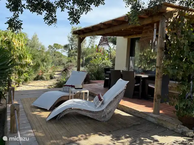 Casa de Paulo | Portugal, Algarve, Olhão - finca Terrasse et patio couvert, idéal pour le déjeuner et la détente.