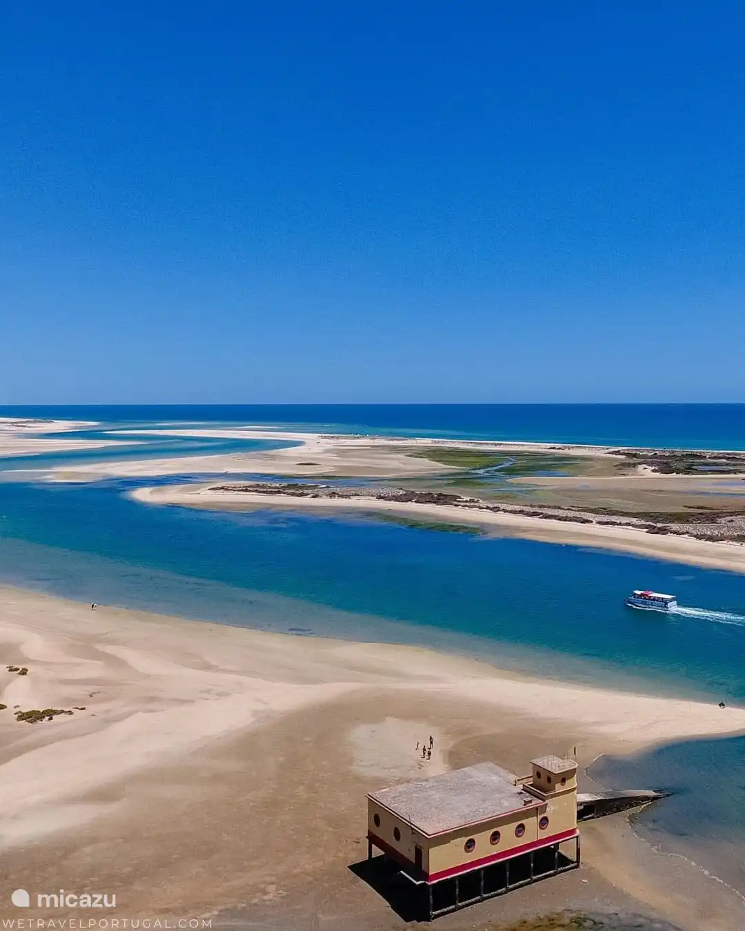 Die Strände von Fuseta und die Inseln der Ria Formosa