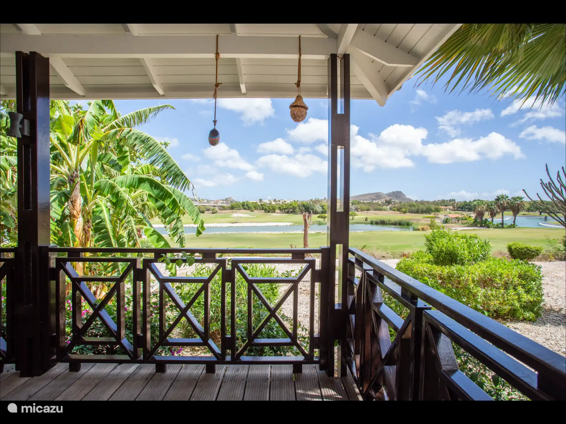 Vue depuis la véranda....