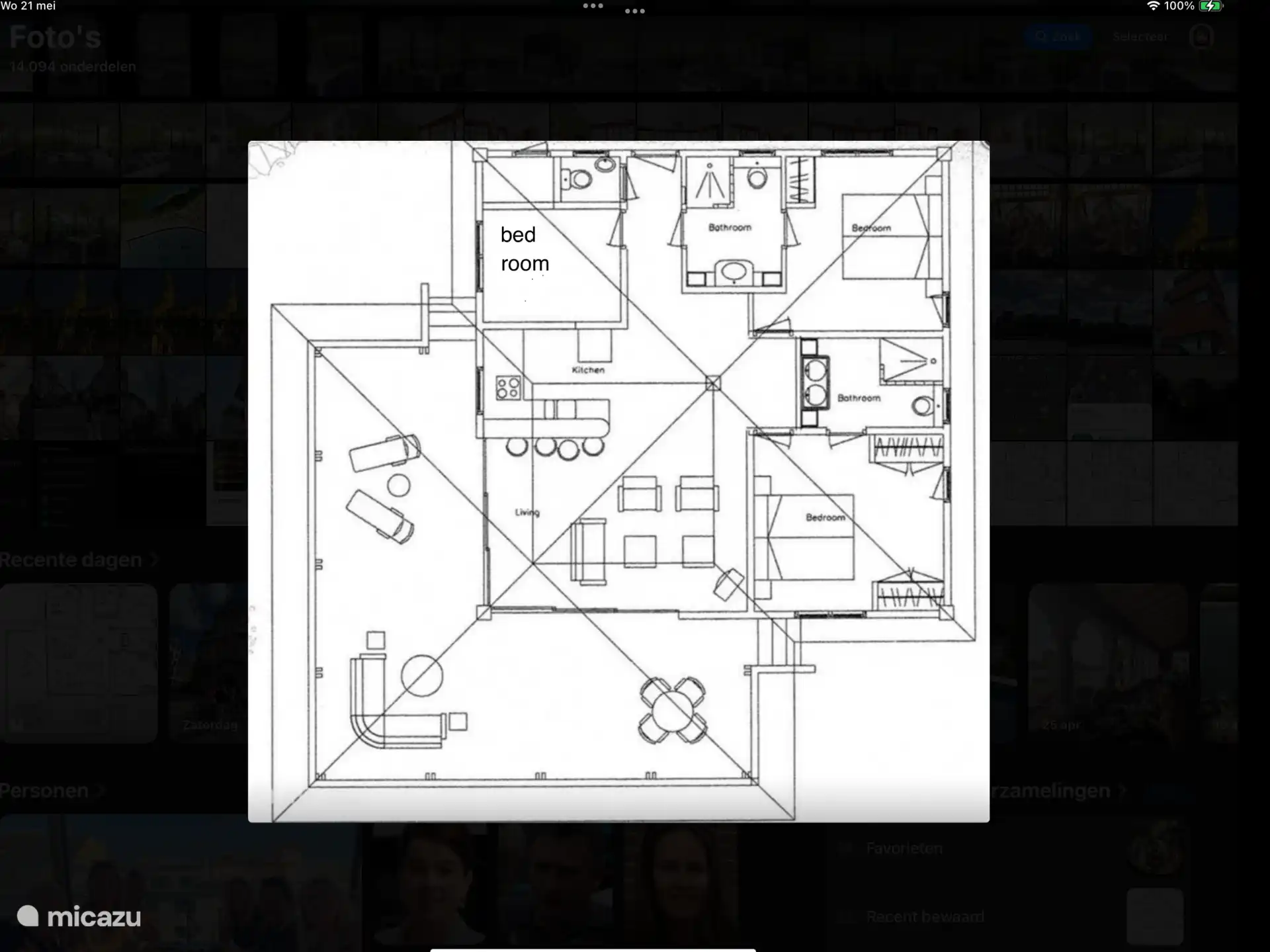 Plan d’étage Villa 13