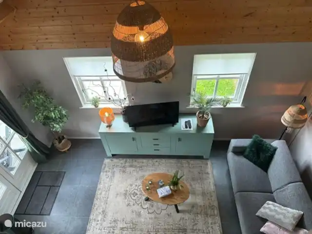 't Schouws Uusje | Pays-Bas, Zélande, Burgh-Haamstede - maison de vacances Le salon vu d’en haut