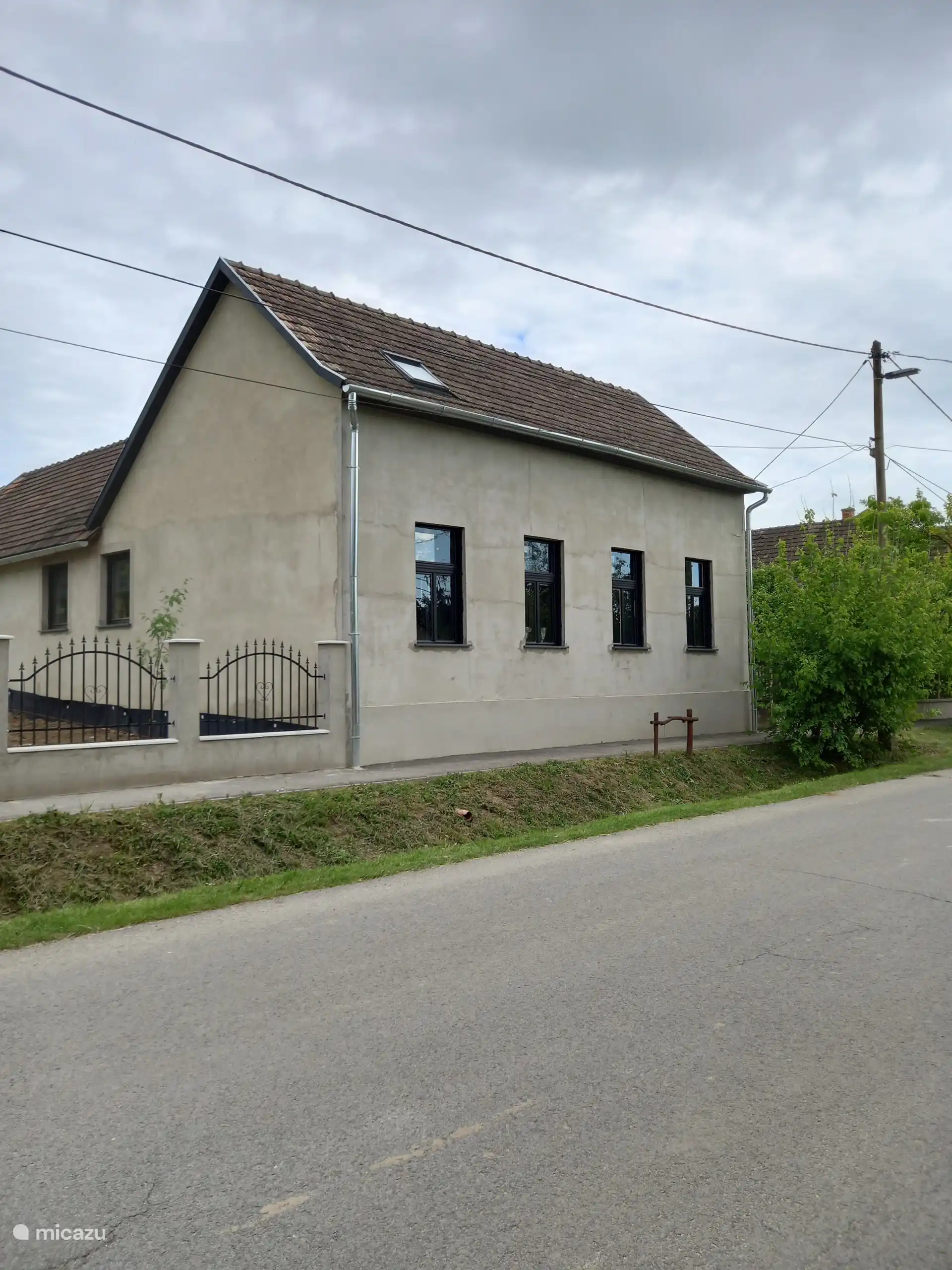 Vorderseite des Hauses