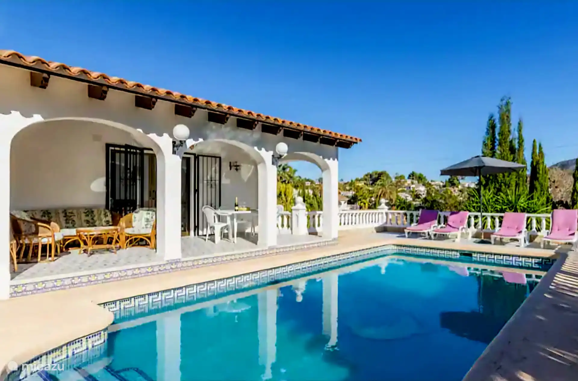 Vistas desde la piscina