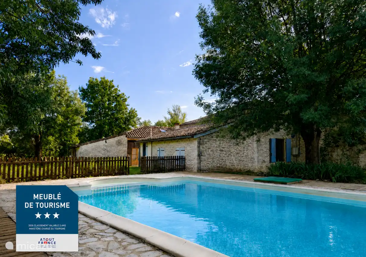 Gite Bacquiès - piscina jardín cerrado en Francia, Mediodía-Pirineos, Septfonds - casa vacacional