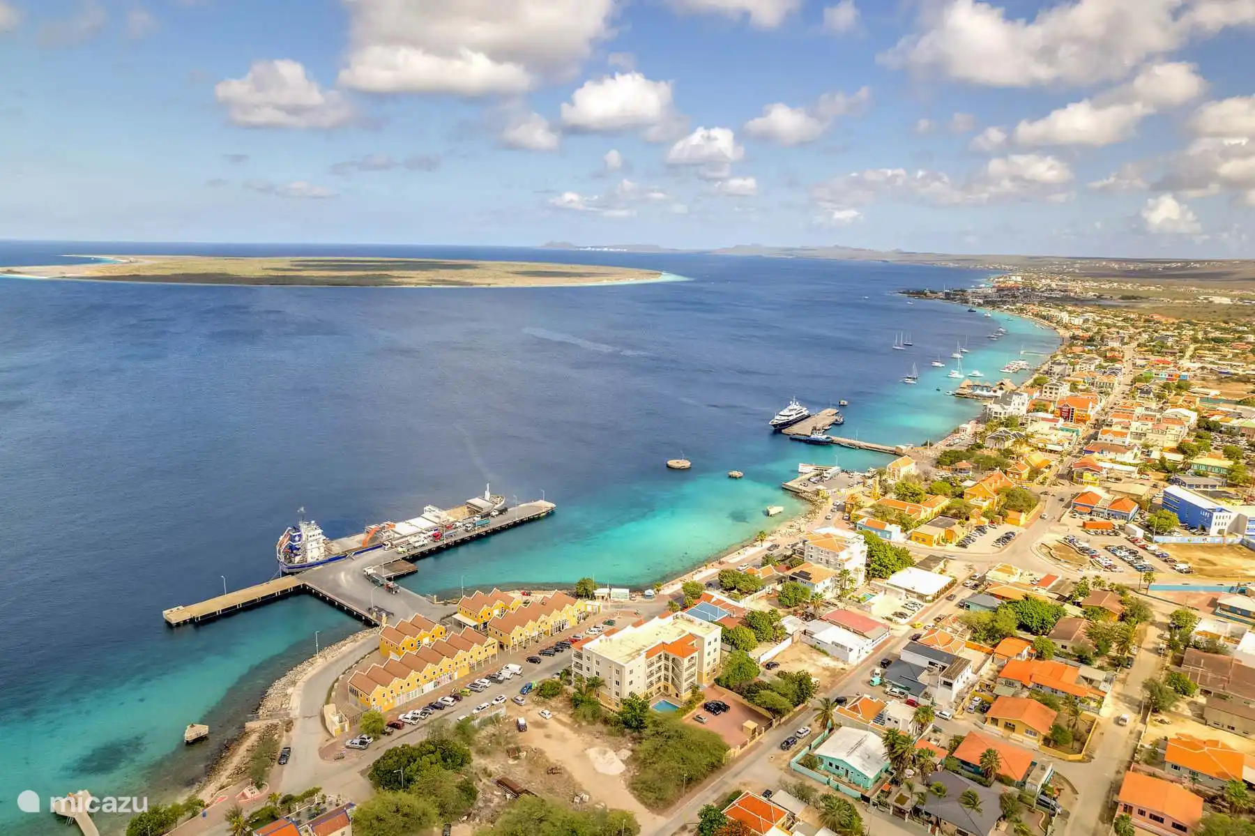 Luchtfoto klein Bonaire