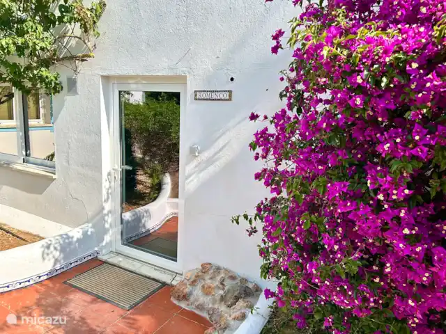 ‘Connosco’ pool-studio Romenco huren in Portugal, Algarve, São Bartolomeu De Messines - studio Ingang studio Romenco. Recht tegenover ons (gezamenlijke) zwembad.