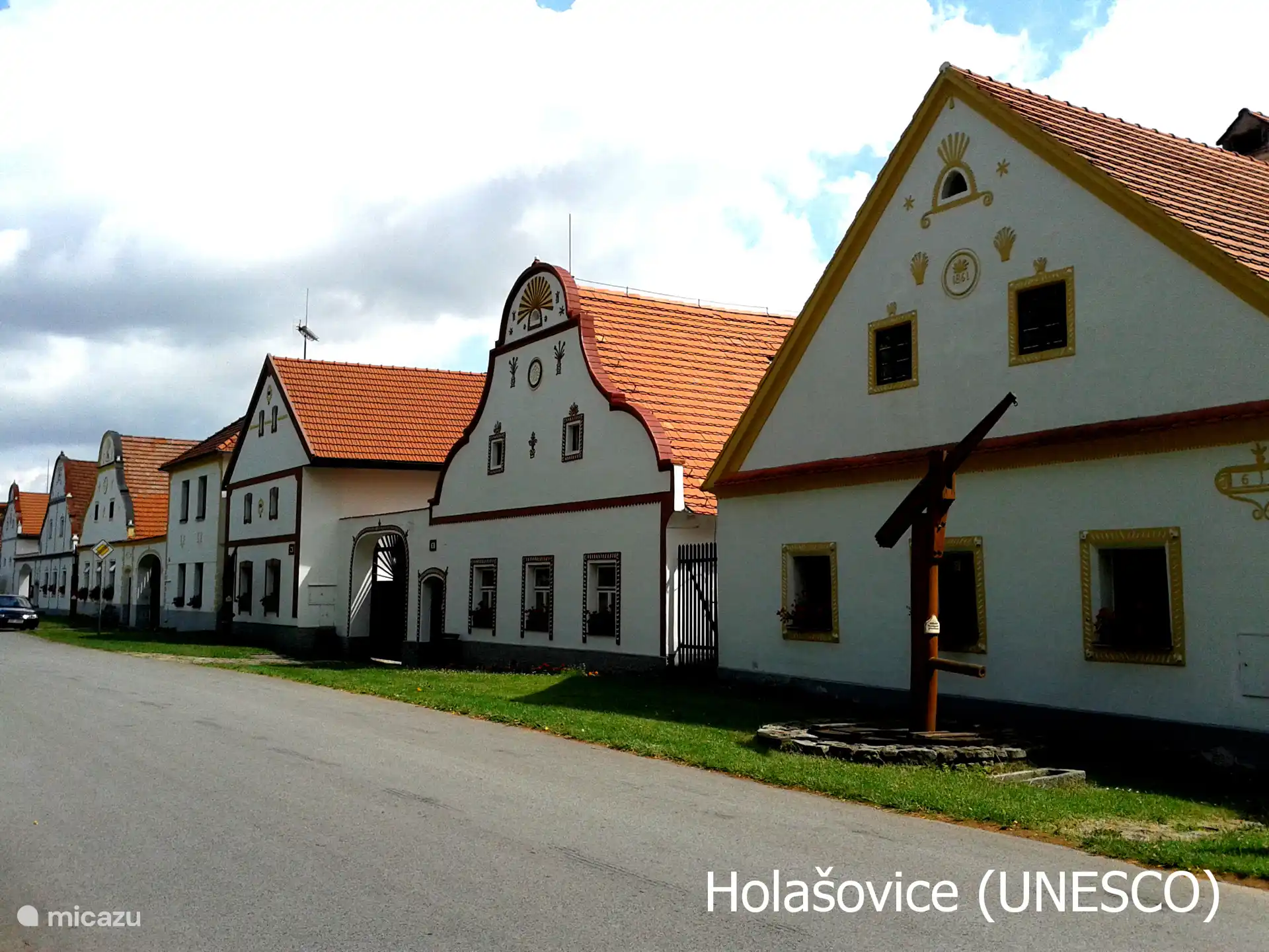 UNESCO dorp Holašovice (10 min)