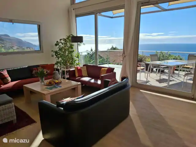 Casa Oreon | Portugal, Madère, Estreito da Calheta - villa Salon avec vue sur l’océan